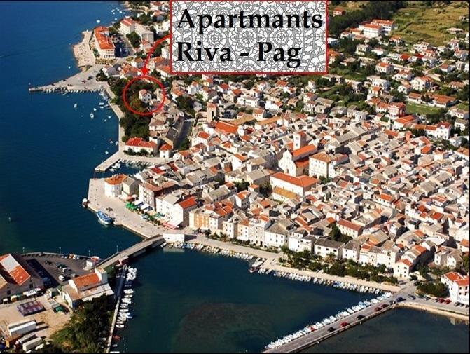 Apartments Riva Pag Town Chambre photo